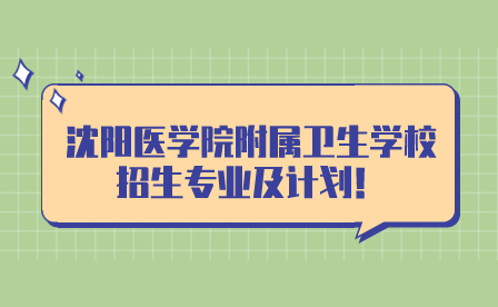 沈阳医学院附属卫生学校招生专业及计划